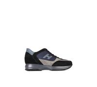 Hogan Sneaker Interactive Nero/Blu (Blu, Sistema Taglie Calzature EU, Adulto, Numero, Media, 39)
