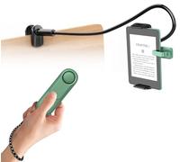 hogance Supporto per Tablet per la Lettura di Kindle con Telecomando Pagina Turner (HKRC005, Verde), Supporto per eReader, Telecomando RF Volta Pagina, Accessori per Kindles, Regali per i Lettori
