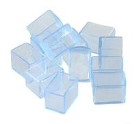 HOgardenME 12 pezzi gommini per sedia rettangolari 20x30mm gommini silicone trasparenti copri piedini protezione per gambe da tavolo per prevenire graffi sul pavimento