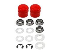 Hogen liwei Store Kit Cuscinetto Ruota Anteriore per Gruppo Ruota Tosaerba Compatibilità Versatile Migliora la stabilità Prestazioni di Lunga Durata Lavori in Giardino(Red)