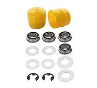 Hogen liwei Store Kit Cuscinetto Ruota Anteriore per Gruppo Ruota Tosaerba Compatibilità Versatile Migliora la stabilità Prestazioni di Lunga Durata Lavori in Giardino(Yellow)