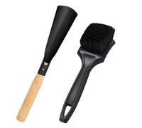 Hogen liwei Store Kit di Pulizia per Tosaerba da 2 Pezzi | Raschietto e Spazzola efficienti, Struttura in Metallo migliorata, ergonomica per Una Manutenzione Professionale del Prato