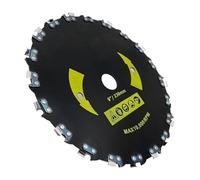 Hogen liwei Store Ricambi per Utensili da Giardino, Accessori per decespugliatori, Lama per Sega in Acciaio al Manganese, Denti da 9" e Testina per decespugliatore da 230 mm