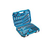 Högert Technik - Cassetta Attrezzi, Set Attrezzi, Valigetta Attrezzi, Kit Attrezzi, Chiavi a Bussola, Punte e Accessori, Acciaio Cr-V, Meccanismo a Cricchetto con 72 Denti - HT1R444, 222 Pezzi