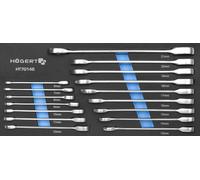 Hogert Technik HT7G146 Serie di chiavi a cricco doppie poligonali