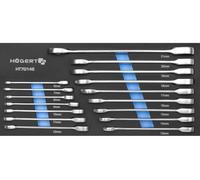 Hogert Technik HT7G146 Serie di chiavi a cricco doppie poligonali