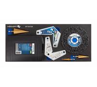 Hogert Technik HT7G154 Serie di punte elicoidali metalliche