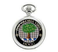 Hogg Scottish Clan Crest Full Hunter Orologio da tasca