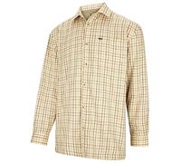 Hoggs of Fife Birch Fleece Lined Shirt Olive/Tan Medium Green Medium Green