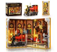 HOGOKIDS Set di giocattoli da costruzione con LED, 1300 fermalibri per libreria, decorazione per la casa, regali fai da te per adulti, ragazzi e ragazze dai 10 anni in su