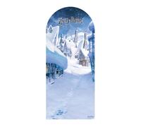 Hogsmeade Village Cartone Sfondo Ufficiale Harry Potter Scena - Natale