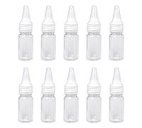 hogtnd 10 contenitori trasparenti per miscelare la vernice, per modelli in miniatura, con coperchi ermetici e design ergonomico, bottiglie di miscelazione della vernice