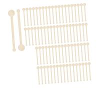 hogtnd 100 bastoncini per mescolare caffè in legno, facili da usare, lunghezza 150 mm, per mescolare bevande e bevande in legno, per club e uso domestico