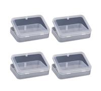 hogtnd 4 custodie vuote per carte da gioco, in plastica trasparente, per banche, negozi, carte da collezione, in plastica trasparente