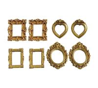 hogtnd 8pcs Personalizzabile Barocco Cornice Figurine per Frigo Magnete Decori Gioielli Fare Artigianato Fascia per Capelli Decorazione Accessori Decorativi