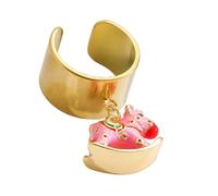hogtnd Anelli regolabili a forma di cavallo a dondolo, per uso quotidiano alla moda e idea regalo, One Size, come descritto, come descritto