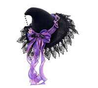 hogtnd Cappello da strega in costume scena per look, Deep1 purple1