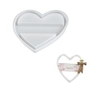 hogtnd Grado alimentare flessibile di forma del cuore facile per il sapone che fa silicone per il silicone per il mestiere