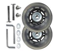 hogtnd Inline Skate PU Universale Trolley Case Resistente all'usura Ruota per Mobili Casa Ruote Facile da Installazione Sostituzione Accessori di Riparazione Caster