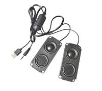 hogtnd Piccolo altoparlante porta USB 3,5 mm cavo audio subwoofer adatto per computer attrezzature auto dispositivo elettronico Bass Computer altoparlante