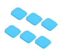 hogtnd Pratici coperchi elastici in silicone, adatti al microonde e alla lavastoviglie, per contenitori rotondi e quadrati, coperchi di ricambio in elastomero