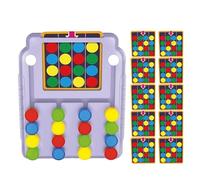 hogtnd Scacchi a Colori Puzzle educativo Scacchi per l ' apprendimento precoce e la Costruzione abilità Cognitive Bambini Puzzle Abbinamento Colori per Bambini Gioco da Tavolo Adatto ai Viaggi