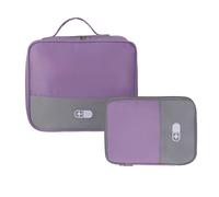 hogtnd Set di 2 pezzi multiuso in poliestere per assistenza sanitaria, con tasche grandi e piccole, scatola per medicine da viaggio per varie esigenze