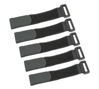 hogtnd Set di 5 cinghie di fissaggio in nylon, pratici ganci e passanti, riutilizzabili per biciclette, manubrio, nastro adesivo, fascette per cavi per la casa