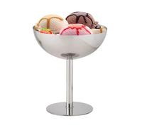 Hogvinnatil 4 Pezzi Tazze Da Ghiaccio In Acciaio Inox Da Ghiaccio In Metallo Vino Piedi Per Il Servizio Elegante Budini Perfetti Altre Delizie Dessert