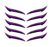 Hogvinnatil Adesivi Eye Liner | Decalcomania Ombretto Donna,Disco Trucco Portatile per Viaggi Spettacolo Danza, 10 Pezzi Resistente all'Acqua