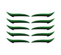 Hogvinnatil Adesivi Eyeliner - Decalcomanie Ombretto Donna | Patch Portatili per Viaggio Scenari E Danze 10 Unità Impermeabili