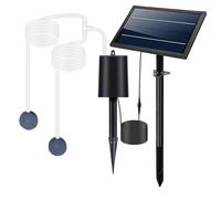 Hogvinnatil Aeratore di stagno Solare, Ossigenatore del serbatoio di Pesce,3 Modalità Aeratore Solare Stagno Energia - Pompe di ossigeno Solare regolabili, Pompe ad aria stagno 9v6w per serbatoi