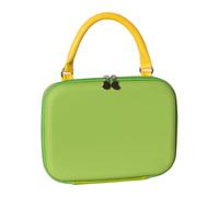 Hogvinnatil Astuccio da trucco per donne - Astuccio cosmetico compatto - Borsa portatile con scomparti modulabili Organizzazione pratica per famiglie amici, sport all'aria aperta, palestra, verde, Se