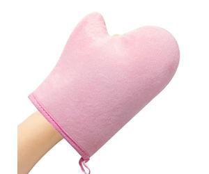 Hogvinnatil Autoabbronzante, Applicatore Autoabbronzante Senza Sole, Applicatore Floccato Lavabile in Lavatrice Riutilizzabile con Pollice per Creme Spray Schiuma Corpo Viso Donne