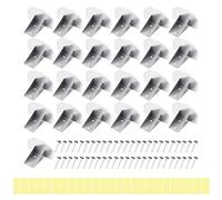 Hogvinnatil Barrette da neve per tetto, 25 pezzi, barra anti-neve antiscivolo per accumulo di ghiaccio, di ritenuta neve per piastrelle senza per grondaie casa inverno uso