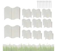 Hogvinnatil Borders Border per il di fiori, bordo del giardino - Bordo di bordo paesaggistico - 20 pezzi di recinzione bordo protettivo decorazione di fiori