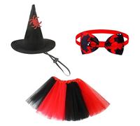 Hogvinnatil Costume Halloween per Oche di Prato, Abiti per animali da giardino, per cappelli e gonne per la decorazione di festa all'aperto e tema giardino per statue di oche di 58