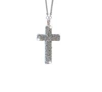 Hogvinnatil Decorazione Specchio Retrovisore | Croce con Strass Appeso per Auto, Cristiani Auto per Uomo Donna Famiglia Chiesa