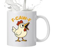 Hogvinnatil divertente per caffè | 330 ml in ceramica con gallo | Contenitore per tè al gallo | per donne uomini compagni di lavoro tè caffè latte cioccolato caldo bevanda lavoro casa