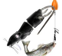 Hogvinnatil Esche da per topi - Esche artificiali multi-articolate Realistiche - Attrezzature da per acqua salata alto mare principianti