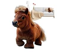 Hogvinnatil Giocattoli a cavallo per peluche di - di peluche di movimento e suoni - Giocattolo educativo precoce, animale domestico elettronico interattivo per ragazze ragazzi