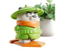 Hogvinnatil Giocattoli di Liquidazione Panda Toy Animal Clockwork | Modello Panda Cartoni animati per | Elementi cinesi Tradizionali Giocattolo interattivo per dormitorio, Area di Lavoro, Viaggi