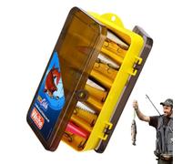 Hogvinnatil L Esca da per acqua, kit di esche da, Spinnerbaits assortite Lares de pesisson - Kit di placcaggio Swimbait 24x con contenitore doppio lato, da