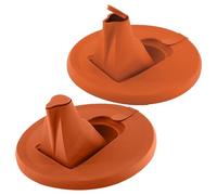 Hogvinnatil La vernice può versare l'ugello, la vernice può versare il coperchio - Coperchio di stoccaggio della vernice da 2 pacchetti | per la conservazione a prova di perdite, sigillo