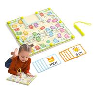 Hogvinnatil Labirinto magnetico, Puzzle magnetico Lettera Labirinto Alfabeto Puzzle,Gioco sensoriale di viaggio per tutti-piccoli - Gioco di apprendimento 'alfabeto educativo magnetico per 3