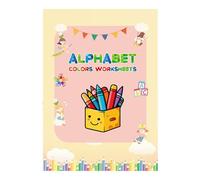 Hogvinnatil Libri da colorare per bambini - Libro per disegnare l'alfabeto - Taccuino di apprendimento prescolare per la casa asilo per i viaggi e le vacanze