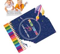 Hogvinnatil Libro da colorare dei cartoni animati, trovare e verniciare libro da colorare, pagine da colorare per bambini e adolescenti, aspetto compatto e trovare attività con scenari accattivanti