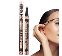 Hogvinnatil Liquid Eyebrow, matita per sopracciglia | Matita impermeabile con 4 suggerimenti per il trucco portatile, strumento da colorare di lunga durata per uomini, donne