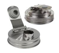 Hogvinnatil Per barattoli di larghezza, 2 pezzi coperchio ermetico per conserve, coperchio per bottiglia larga | per condimento per insalate, bevande fatte in casa, conservazione degli alimenti