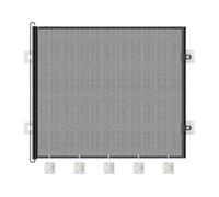 Hogvinnatil Porta per gatti - Barriere di passaggio a scomparsa per animali, recinto di sicurezza a rete pieghevole per animali e bambini per corridoio, portico, soggiorno, cucina, garage